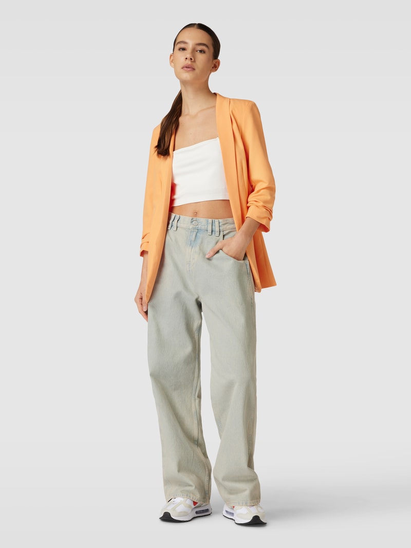 Blazer in unifarbenem Design Modell 'BOSELLA' in orange