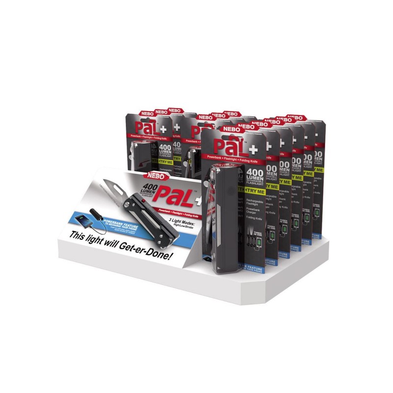 LED-Taschenlampe NEBO TAC SLYDE 200 Lumen COB LED + 300 Lumen LED