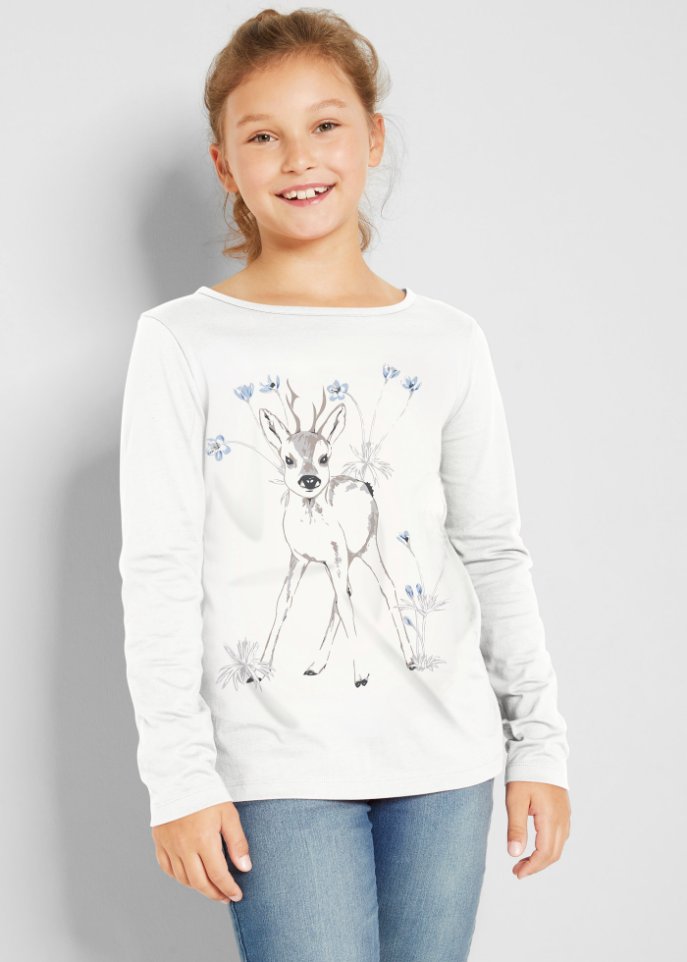 Mädchen Langarmshirt Bio-Baumwolle