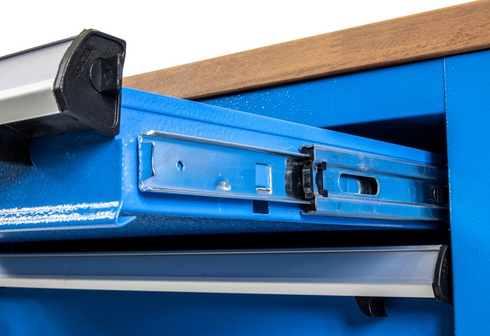 Huvema K8046 Mobile Werkbank mit Werkzeugwand