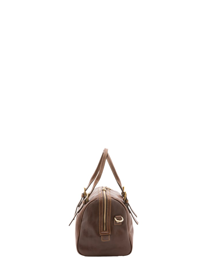 Viola Castellani Bowler-Tasche in DARK BROWN günstig kaufen onesize
