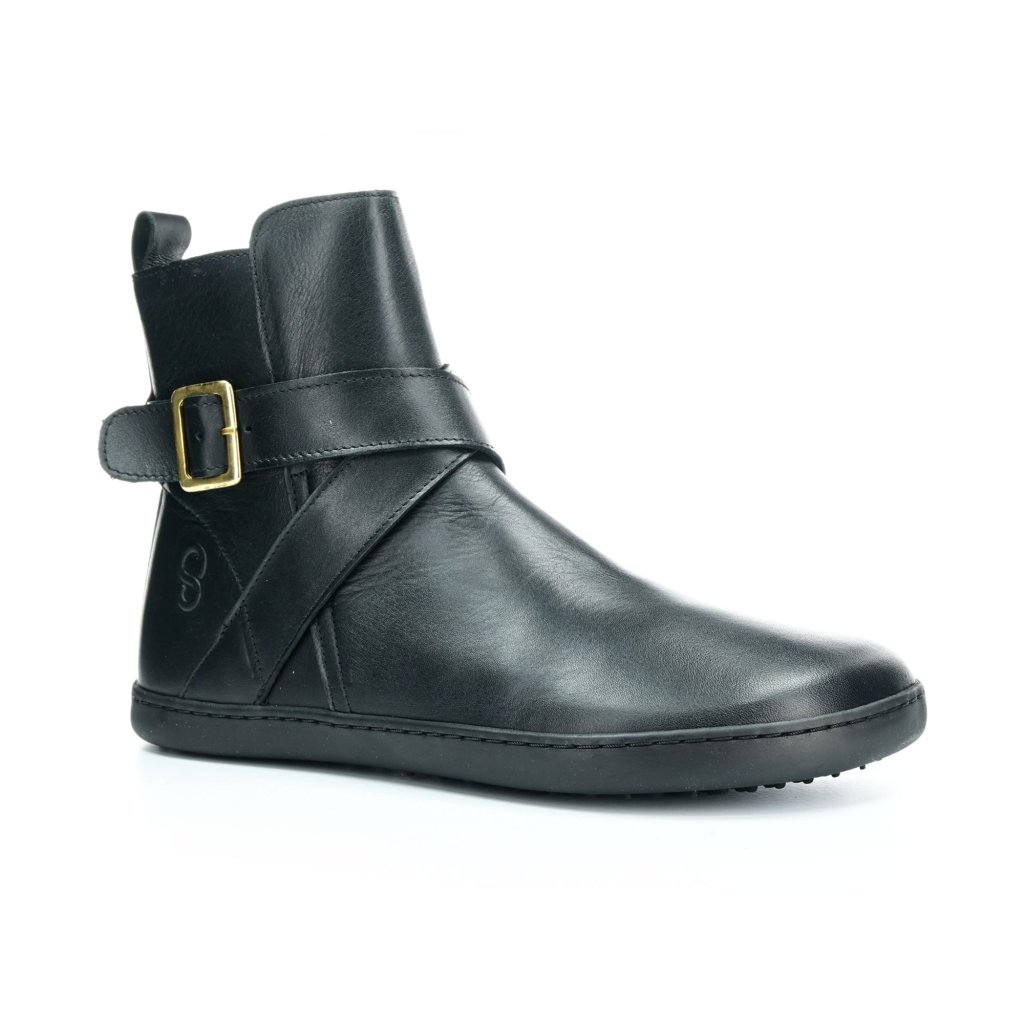Shapen Divine Black Barfußstiefeletten