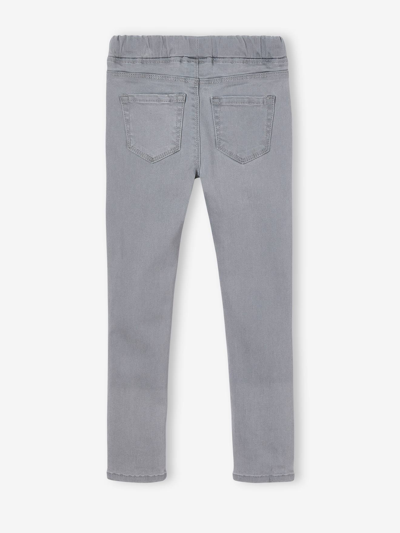 Vertbaudet Mädchen Jeggings BASIC Oeko-Tex - grau