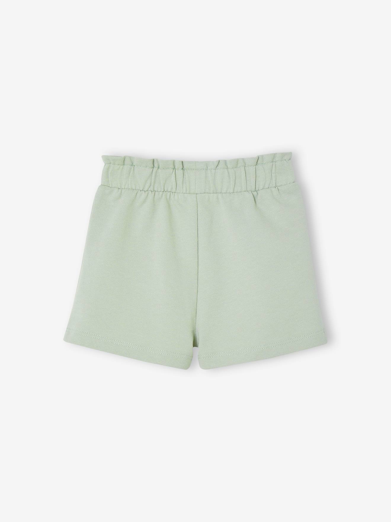 Vertbaudet Baby Sweat-Shorts mit Paperbag-Bund Oeko-Tex - fuchsia