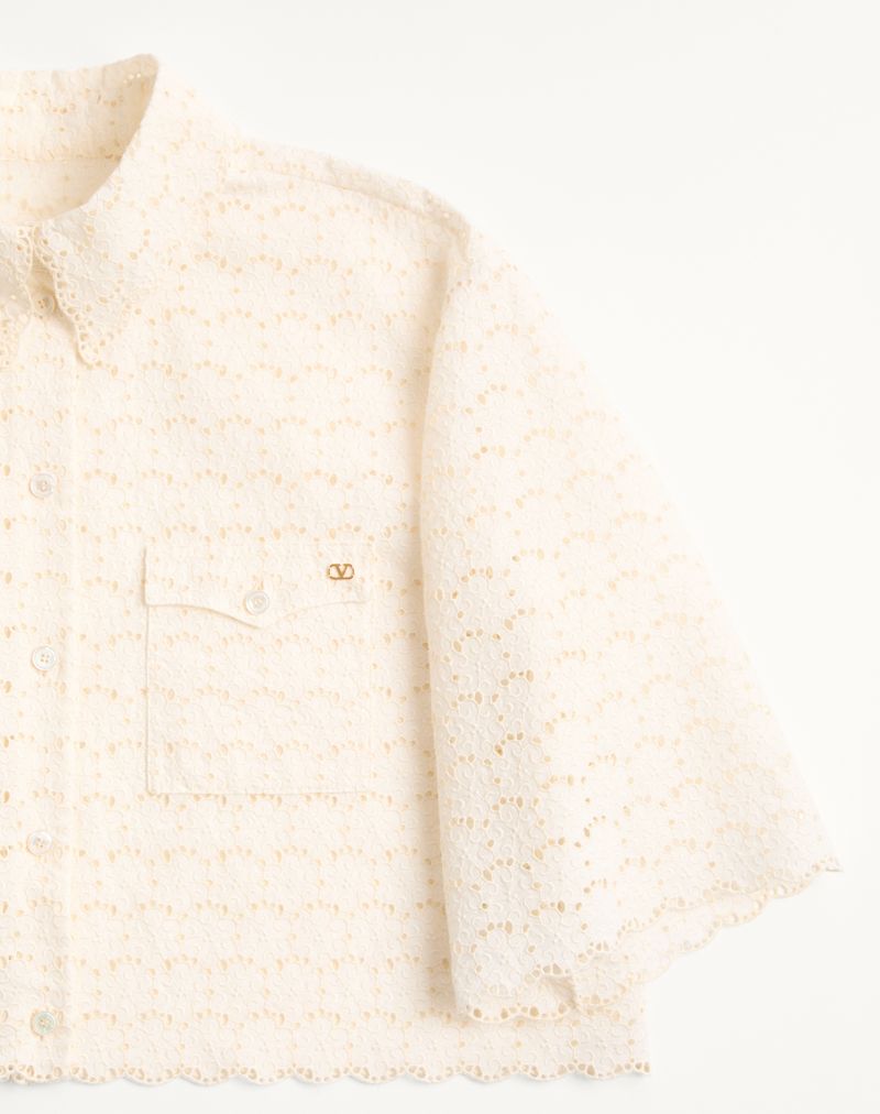 Camisa Micro Algodão Fleurs A Jour