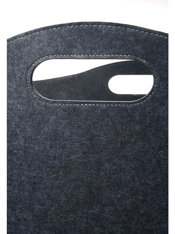 kobolo Kaminholzkorb FELTWOODBIN1 in Grau günstig kaufen onesize