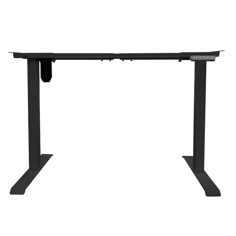 Home Deluxe Höhenverstellbarer Schreibtisch elektrisch LUMINA mit PC-Halterung - 160 x 80 cm Weiß