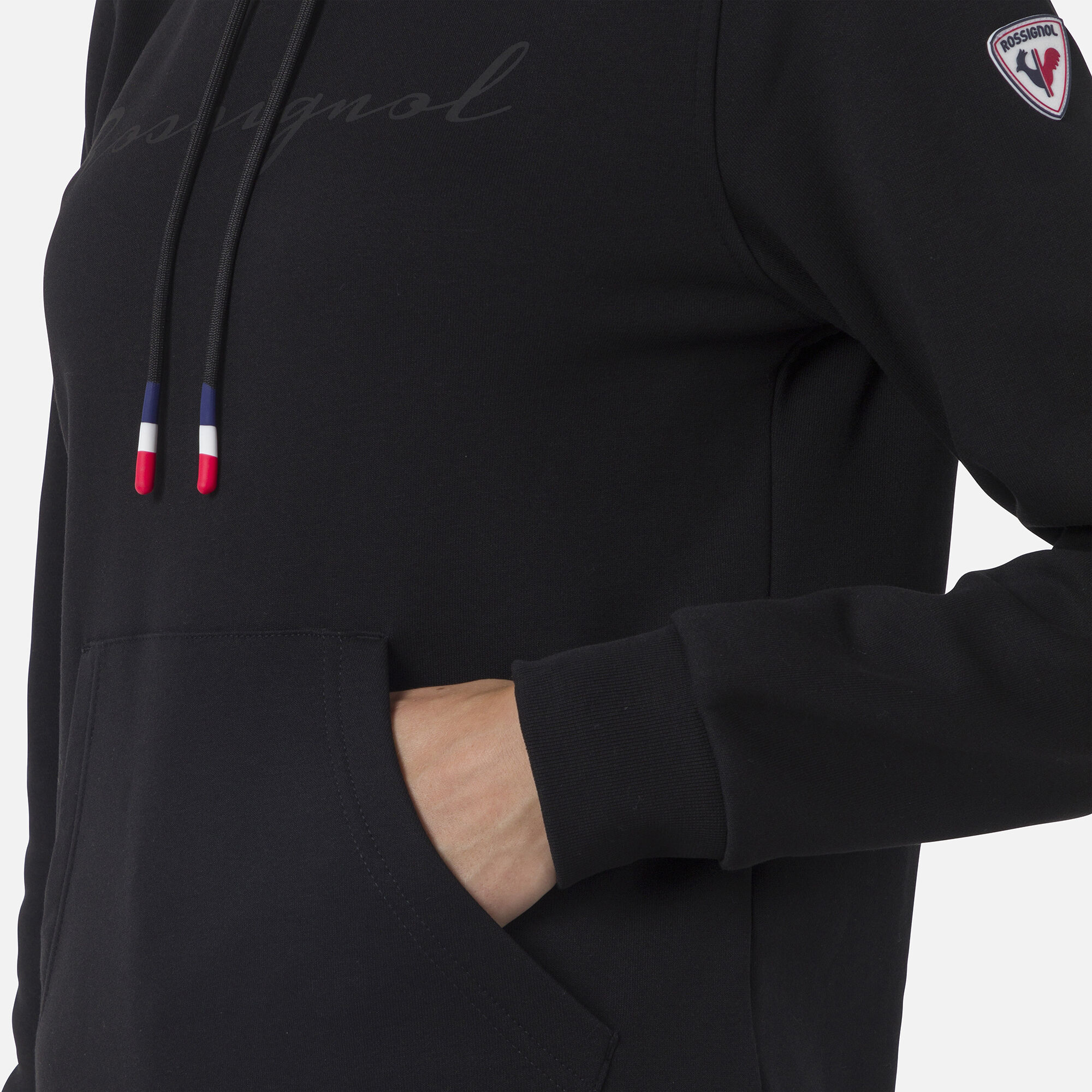 Sweat à capuche molletonné Logo Femme