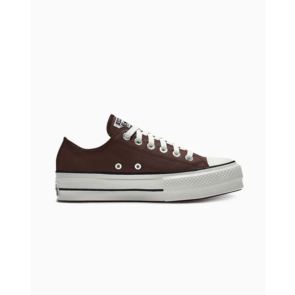 Converse Custom Chuck Taylor All Star Lift Platform Canvas By You 171210CSP24_DARKROOT_COC / braun