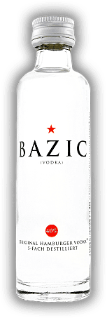 BAZIC Vodka Original Hamburger Vodka 5 Fach Destilliert 0,04 Liter BAZIC Vodka Original Hamburger Vodka 5 Fach Destilliert 0,04 Liter  0,04	 Liter - Vol 40%