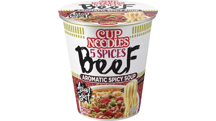 Cup Noodles 5 Spices Beef 64g 64 g