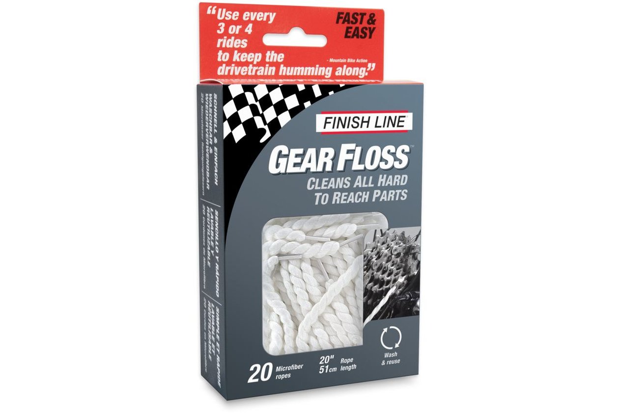 Finish Line Gear Floss Reinigungsfu00e4den 20Stu00fcck