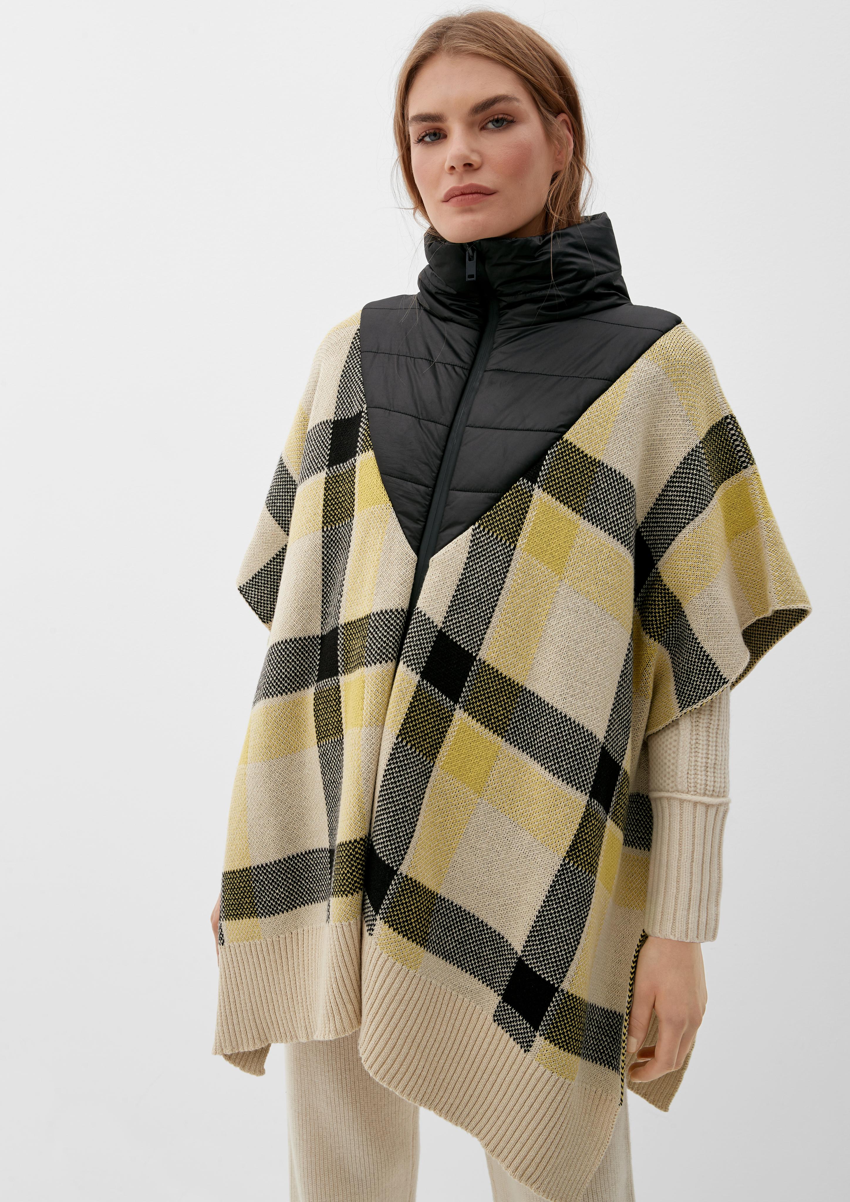 Poncho im Fabricmix  2121064-81N4