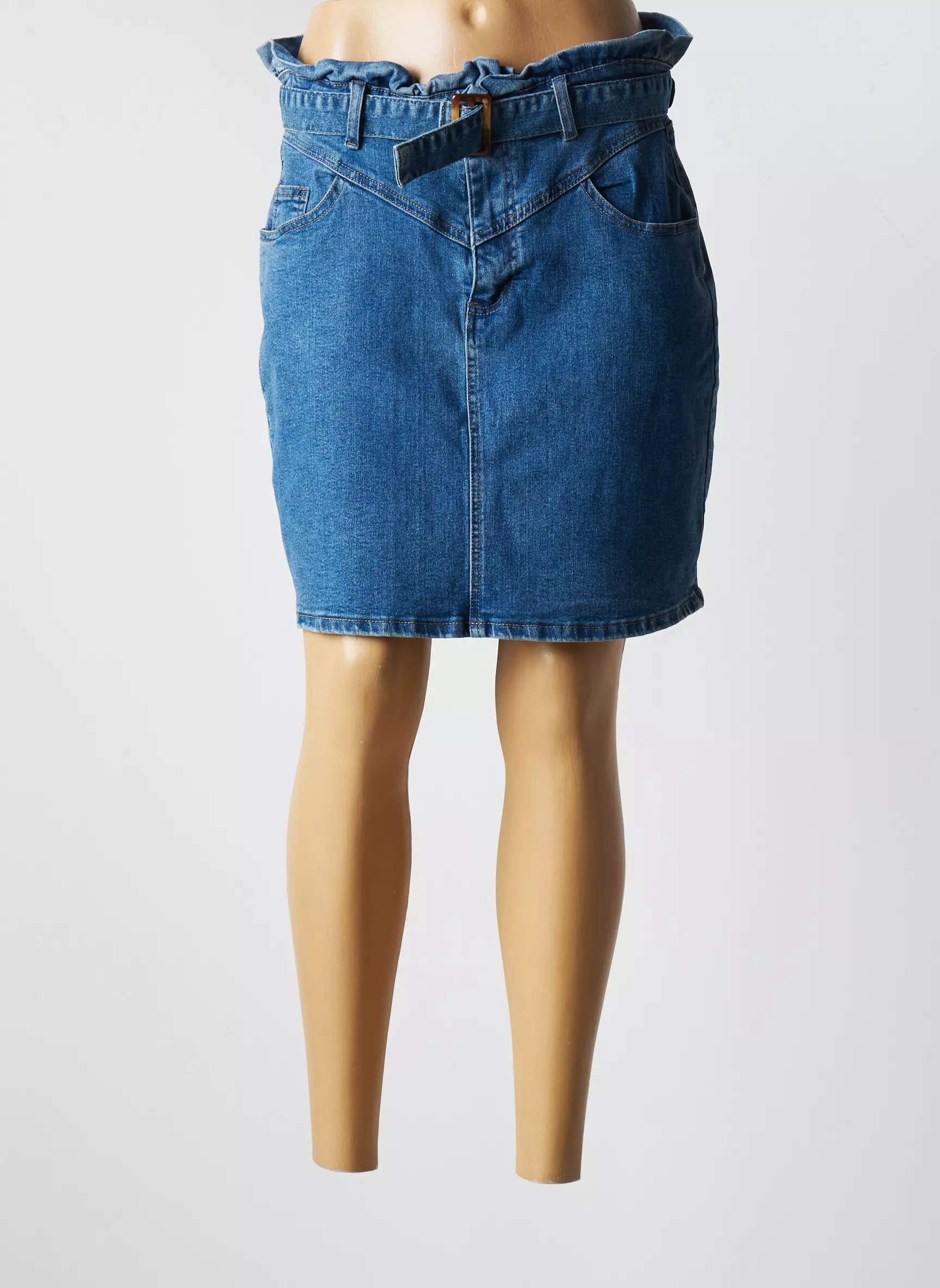 Season Jupes Courtes Femme couleur bleu