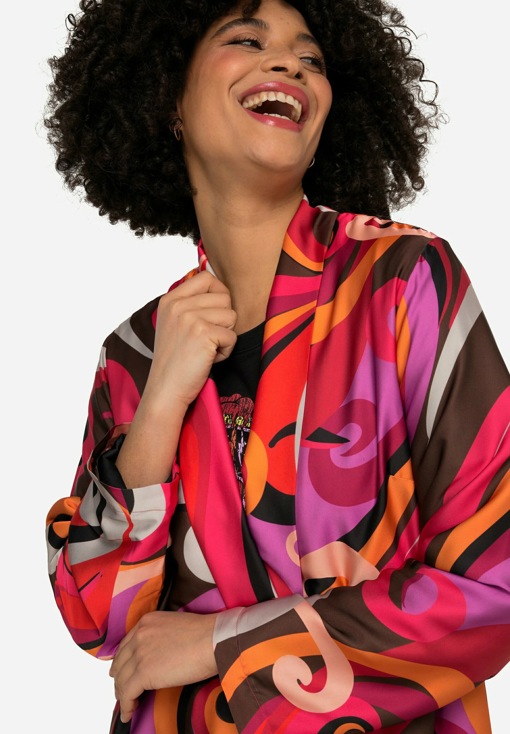 Ángel del Estilo KAFTAN ALLOVERDRUCK LANGARM - Abrigo clásico