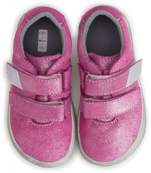 Jonap slim ~ LowCut Klettschuh Leder ~ Pink Devon