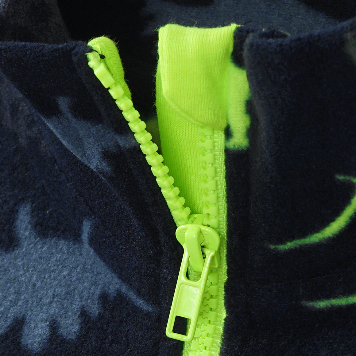 Jungen Fleecejacke mit Dino-Motiv