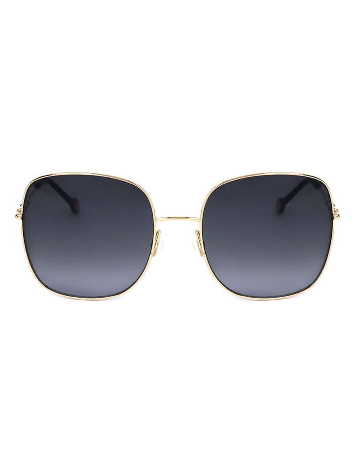 Carolina Herrera Damen-Sonnenbrille in Gold/ Dunkelblau günstig kaufen 59