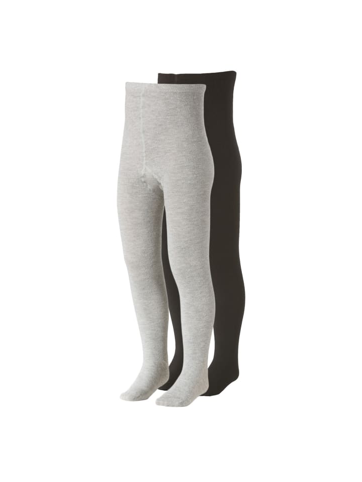 Cotton Prime® Strumpfhosen 4er Set für Kinder in Schwarz/Grau günstig kaufen
