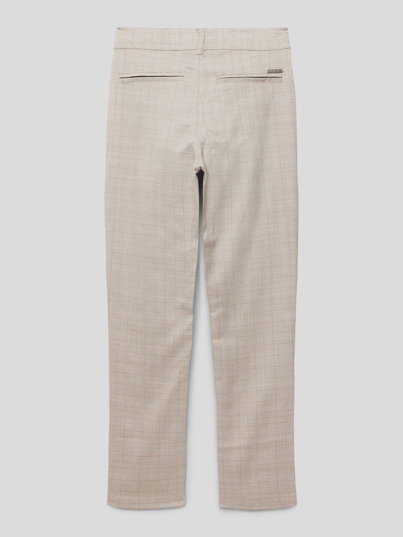 Hose mit feinem Muster in sand