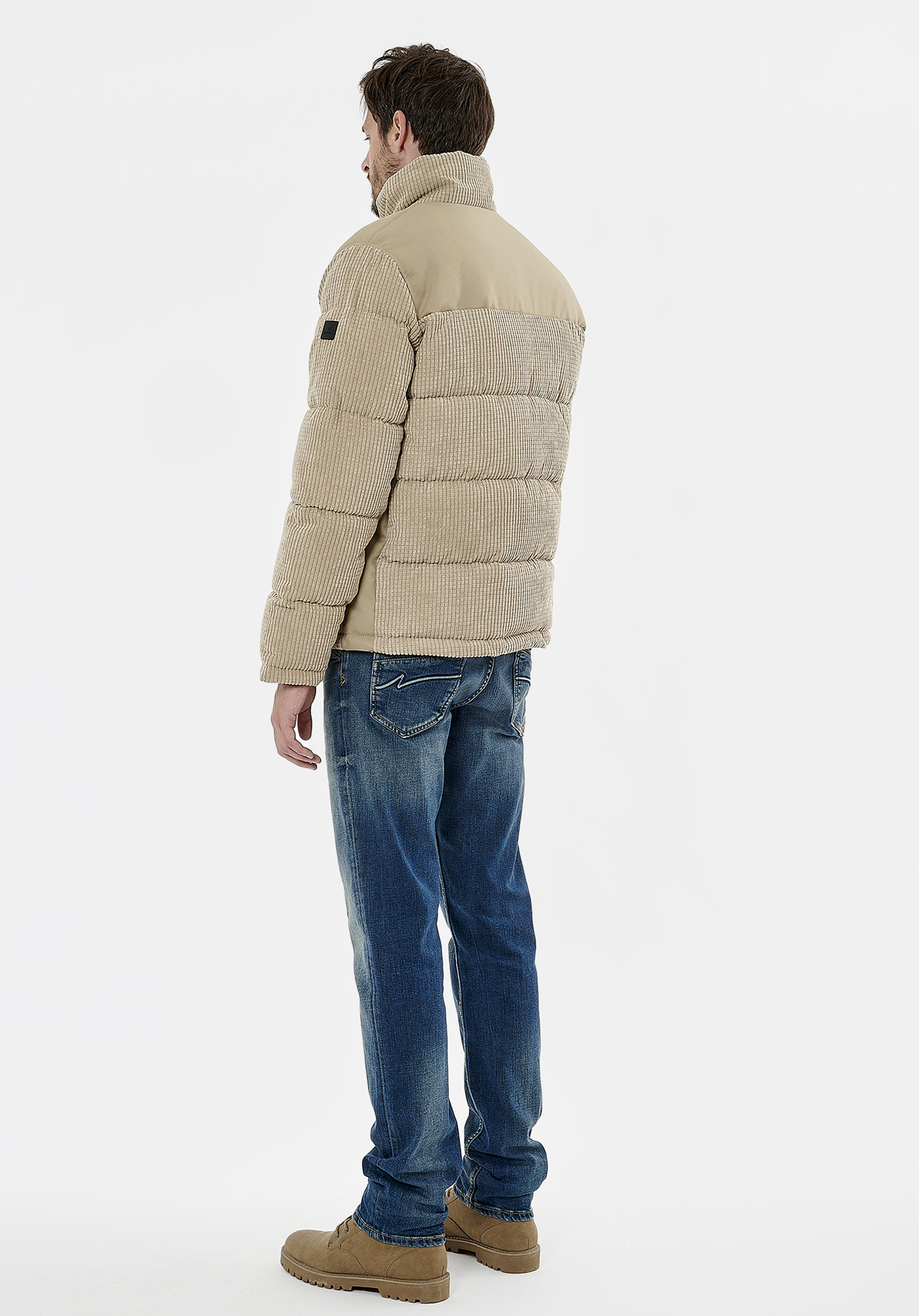 CALLO  Doudoune beige homme