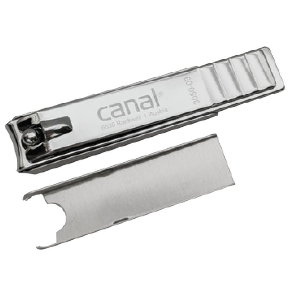 Canal Fußnagelknipser mit Auffangschale 80 mm