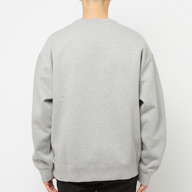 NIKE Solo Swoosh Fleece Crew dk grey heather/white