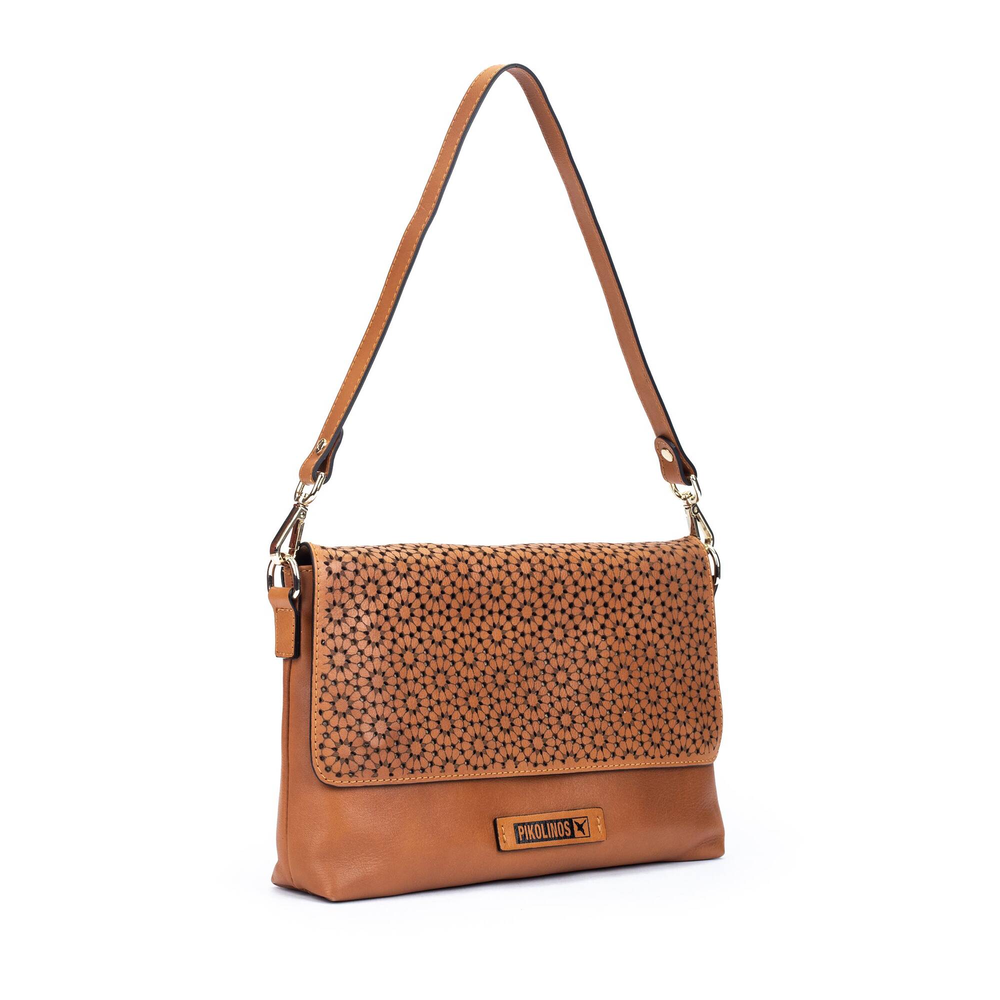 Damska torba typu crossbody z podwójnymi uchwytami - BRANDY