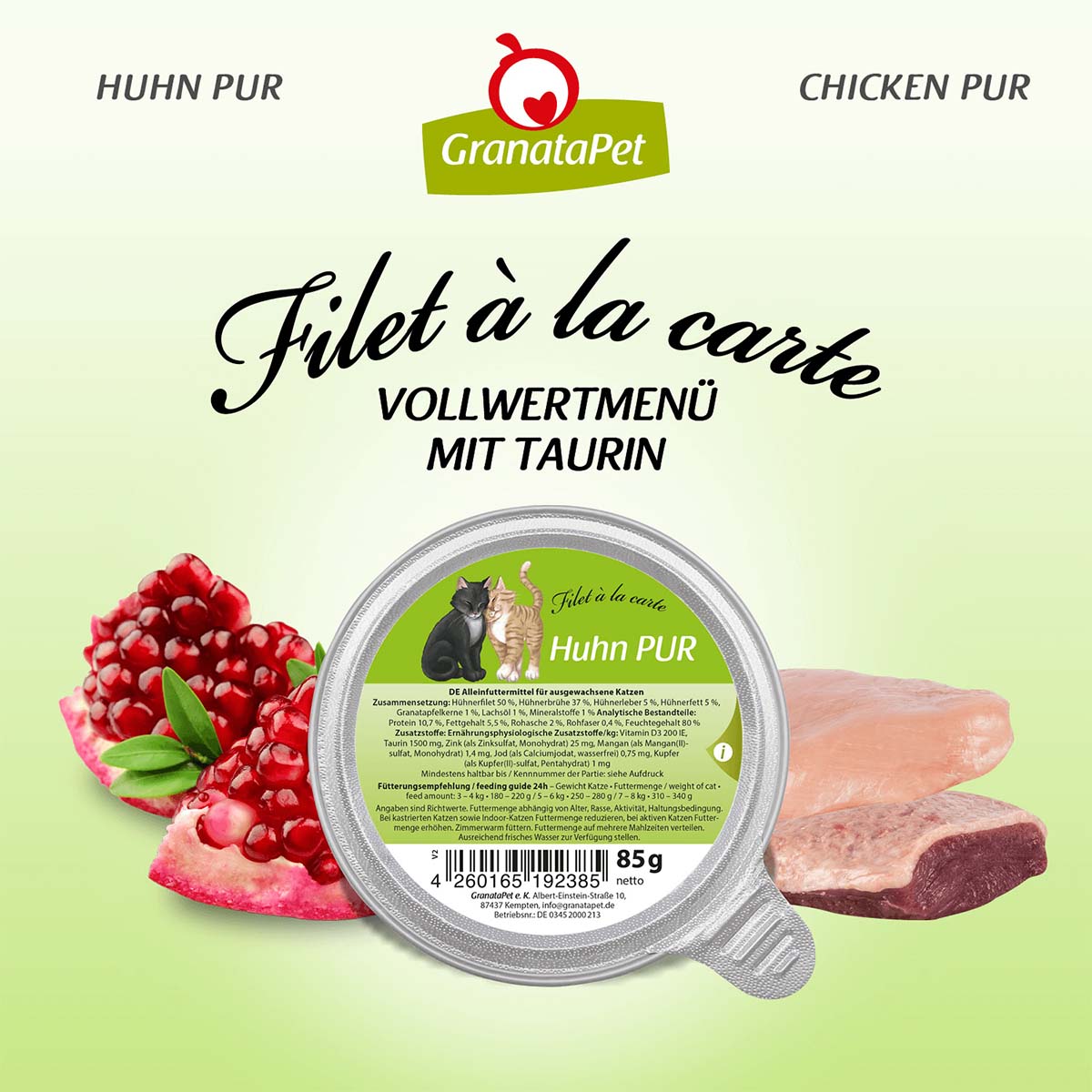 GranataPet Filet à la carte Hühnchen PUR kaufen bei ZooRoyal