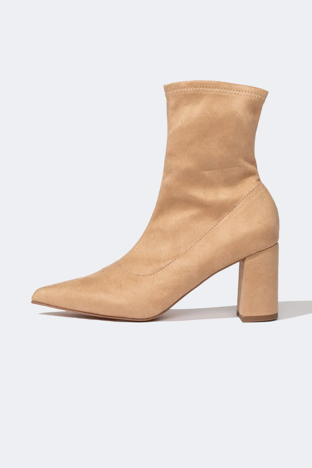 DeFacto  Stiefelette - Beige - Blockabsatz