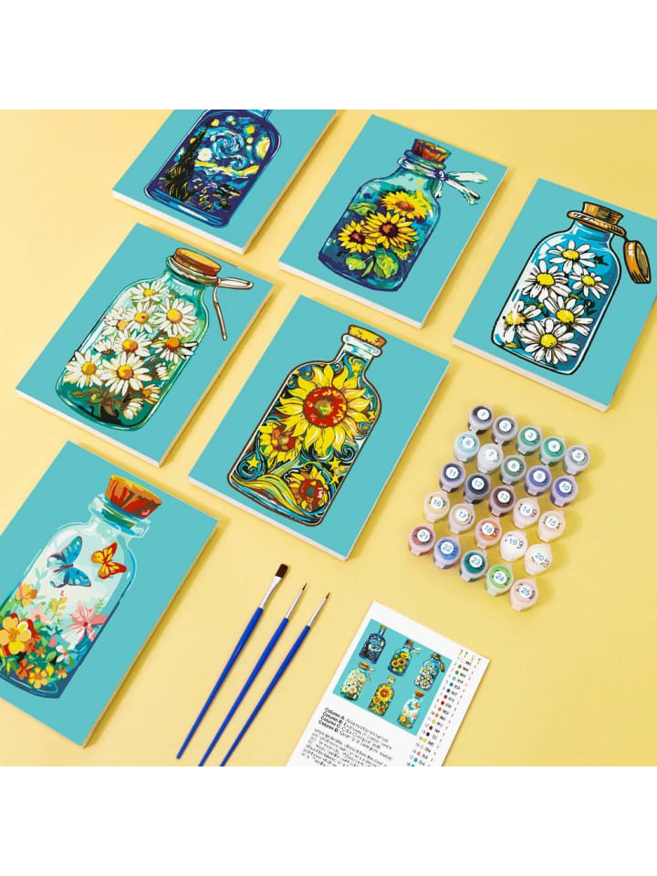 ARTNANAS Mini Malen nach Zahlen 4er/6er Set-