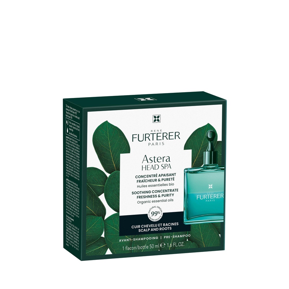 Furterer Head Spa Astera Fresh Concentré apaisant  fraîcheur avec embout massant 50ml Concentré