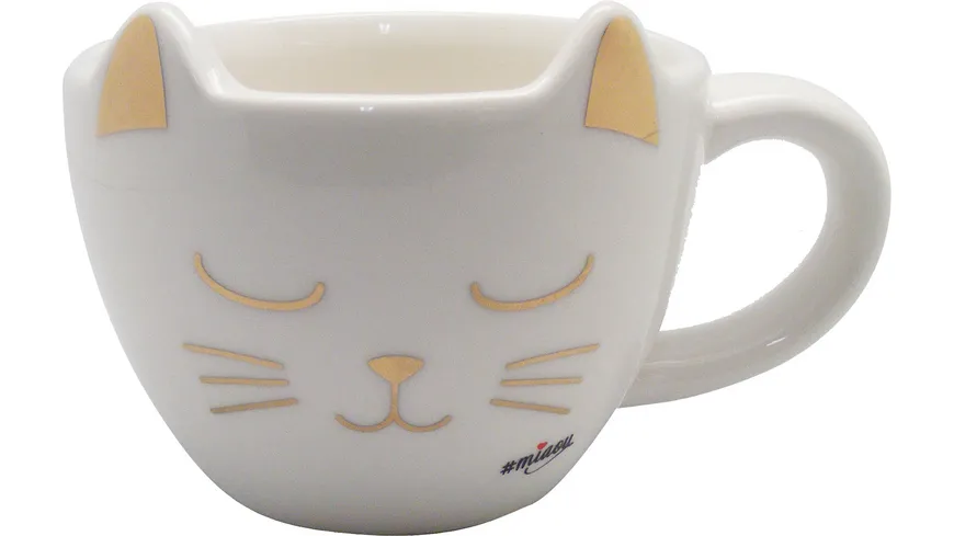 MIAOU Tasse weiss/gold MIA10BC/W weiss-gold