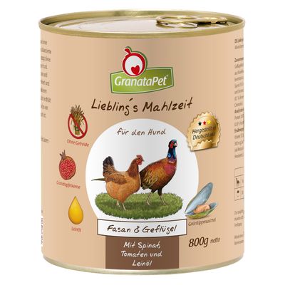 GranataPet Liebling's Mahlzeit Mixpaket 6 x 800 g
