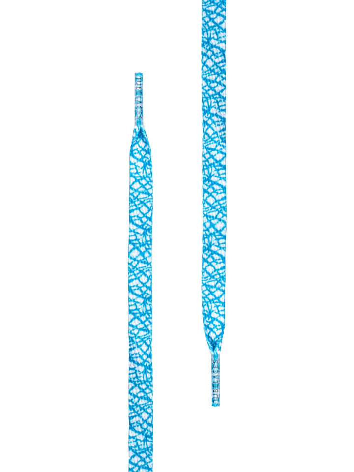 TubeLaces TubeLaces Schnürsenkel in Elephant blue/white günstig kaufen