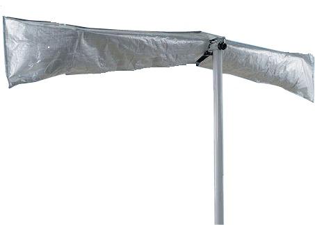 Grasekamp Standmarkise Dubai Taupe 375 x 225 cm mit Schutzhülle Terrassenüberdachung Raffmarkise Mobile Markise Ziehharmonika