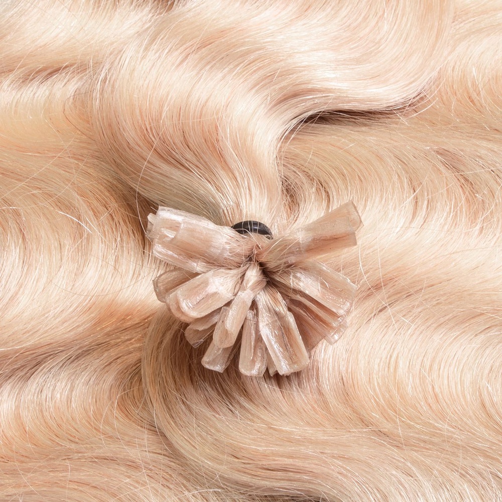 hair2heart Extensions à chaud Bonding Premium cheveux naturels #20 Blond cendré 0.5g extensions