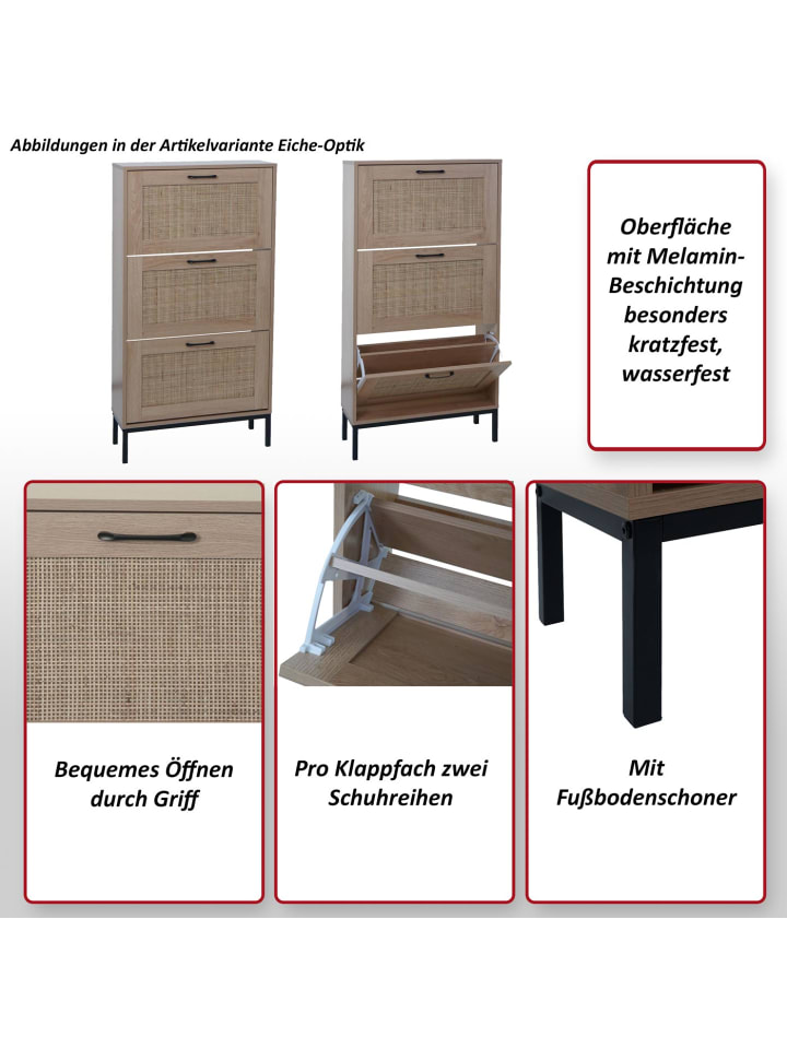 MCW Schuhschrank N92, Weiß günstig kaufen onesize