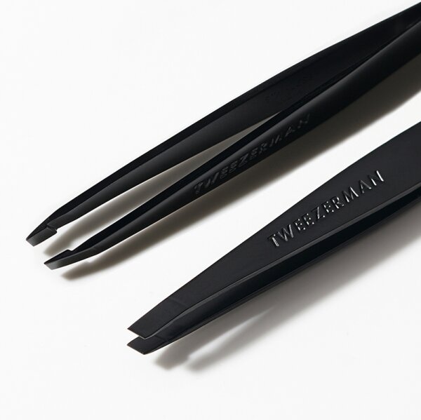 Tweezerman Slant Tweezer - Schräge Pinzette, Full Black Pinzette