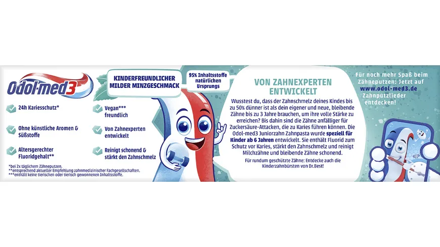 Odol-med3 Junior Zahnpasta 75 ml