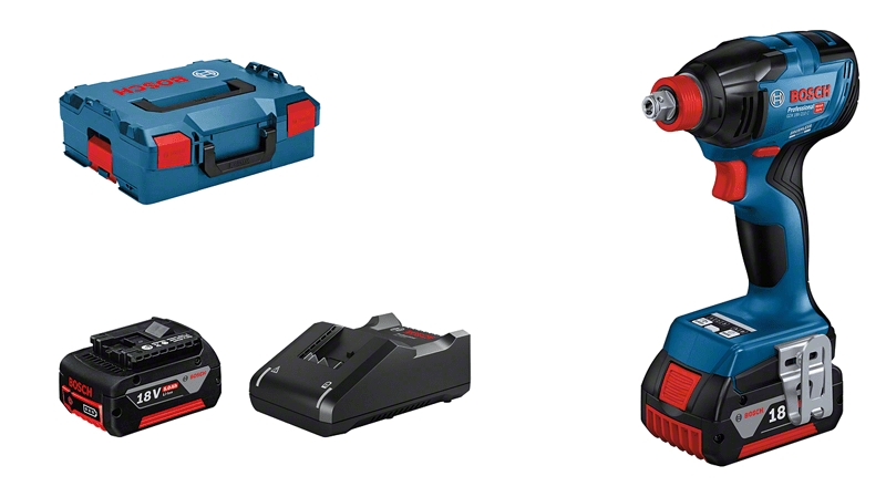 Bosch Blue 06019J0202 GDX 18V-210 C akumulatorski udarni vijačnik 18V 5,0Ah Li-Ion v L-Boxxu