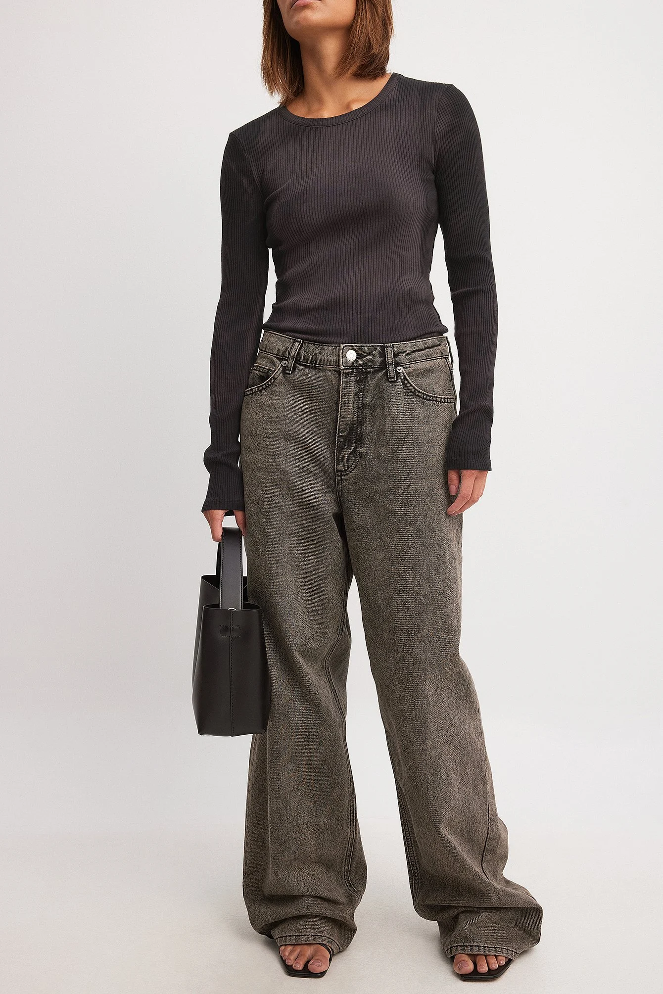 Lockere Jeans mit mittlerer Taille