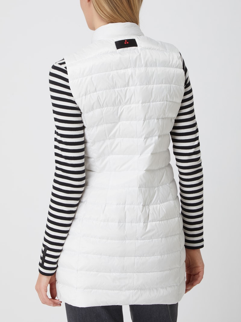 Daunenweste mit Stehkragen Modell 'Gigas' in offwhite