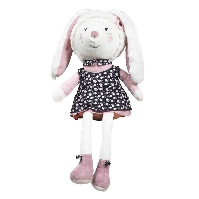 Doudou lapin grand modèle Miss fleur de lune