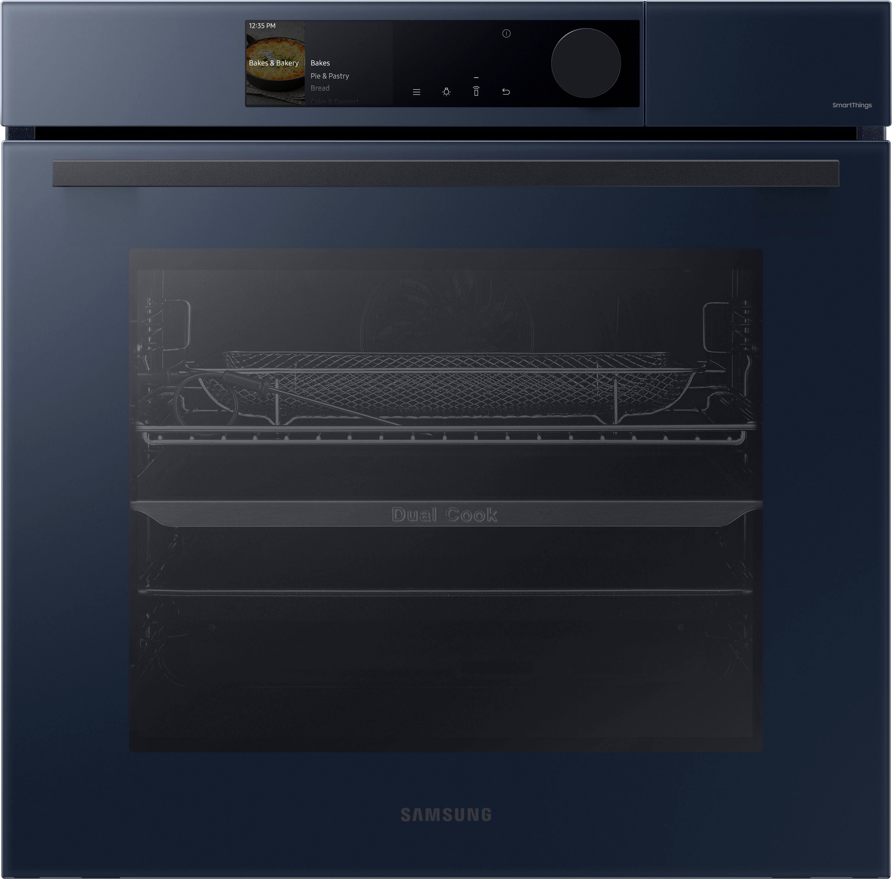 Samsung Einbaubackofen NV7600B NV7B6675CDN, mit 1-fach-Teleskopauszug, Pyrolyse-Selbstreinigung, 