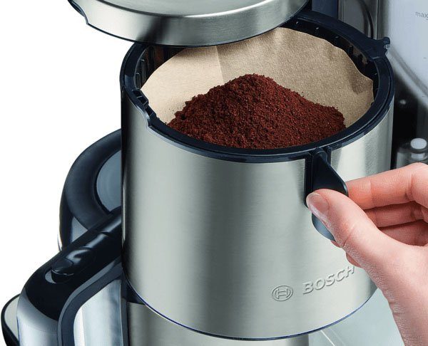 BOSCH Filterkaffeemaschine TKA8A681 Styline, 1,1l Kaffeekanne, Papierfilter 1x4, mit Thermokanne