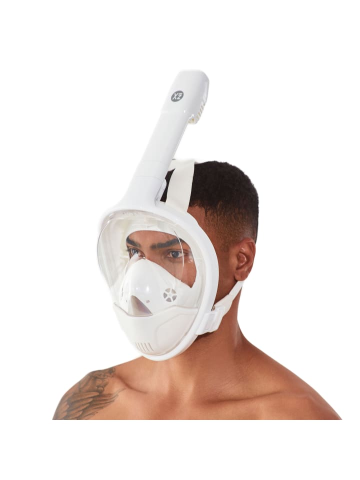 YEAZ OCEAN VIEW Schnorchelmaske Gr. S-M in weiß günstig kaufen S