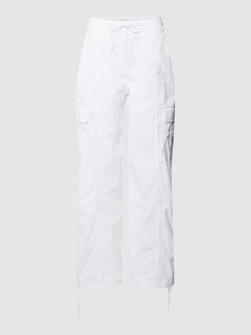 Cargohose mit Cargotaschen in weiss