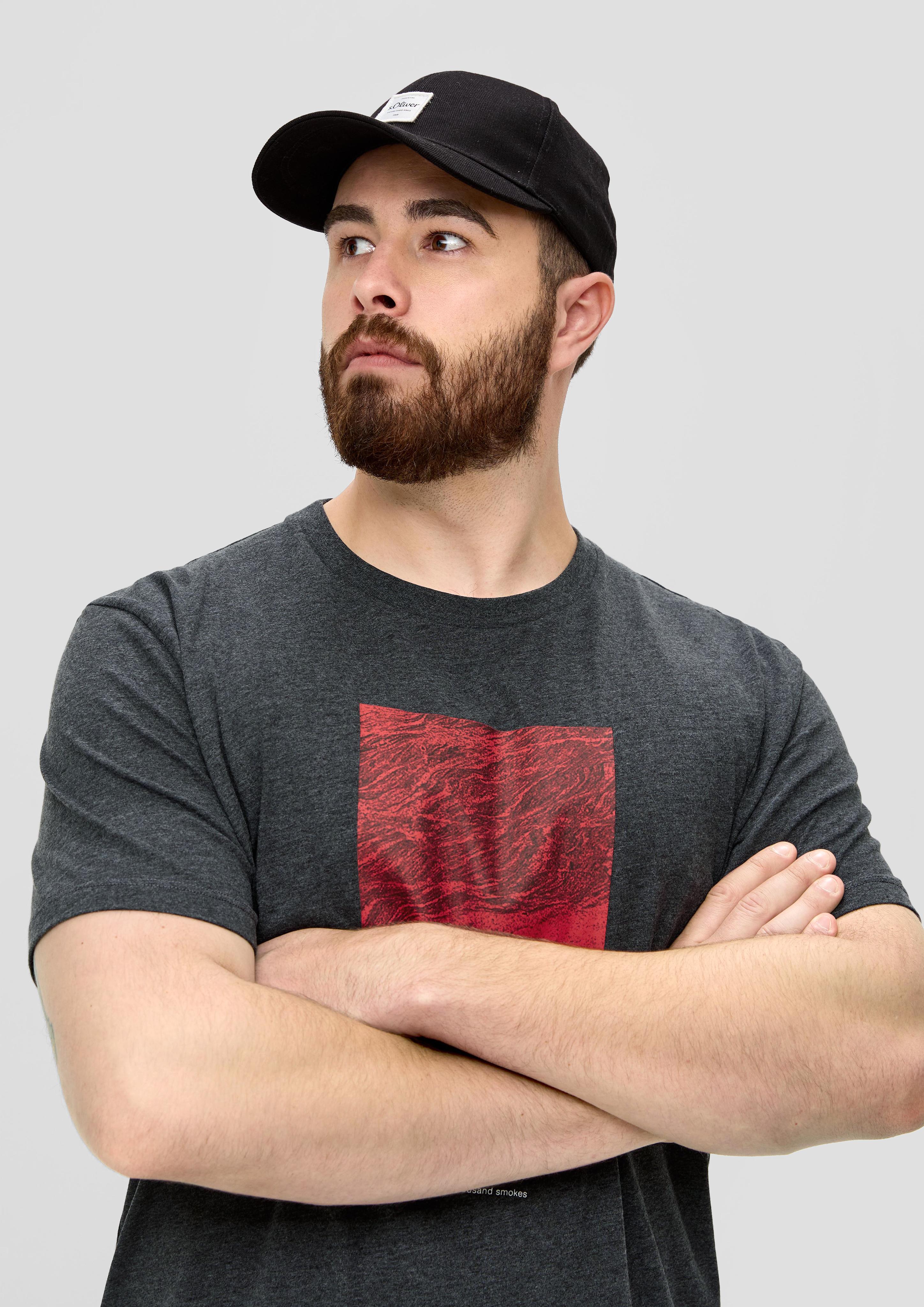 T-Shirt mit Frontprint  2143249-98D1