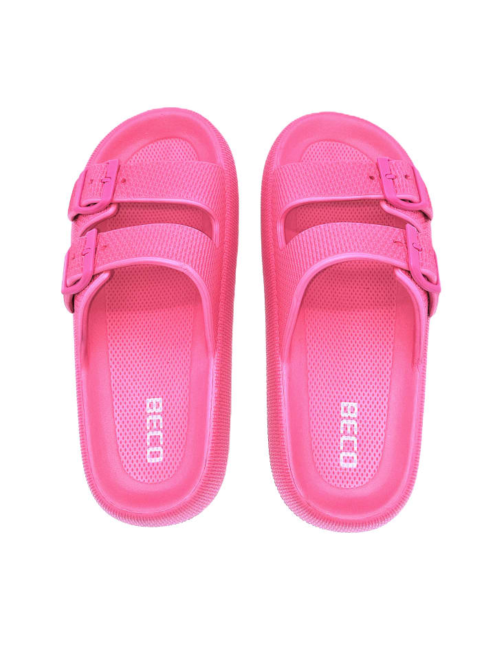 BECO the world of aquasports Dusch- & Badeschuhe Airkiss-Leisure in pink günstig kaufen